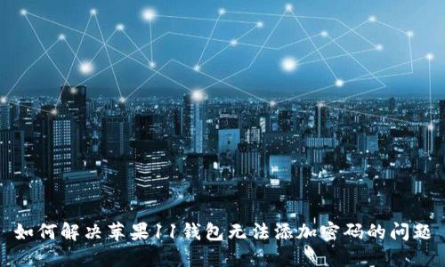 如何解决苹果11钱包无法添加密码的问题