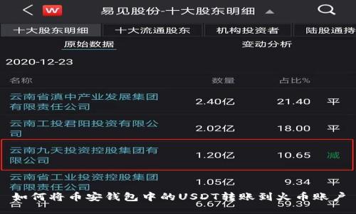 如何将币安钱包中的USDT转账到火币账户