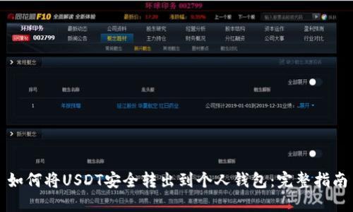 如何将USDT安全转出到个人钱包:完整指南